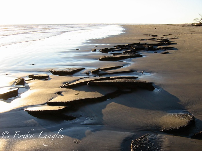 Broken road, Washaway Beach