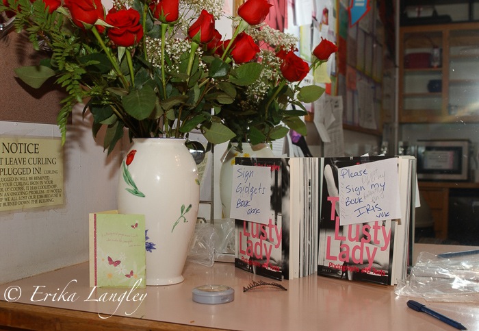 Roses and books